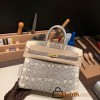 Hermes Birkin 25cm Lizard 1B/ Ombre Gold Hardware Full Handmade 027