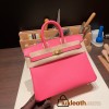 Hermes Birkin 25cm Epsom U5 /Rose Lipstick Gold Hardware Full Handmade 044