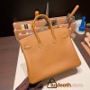 Hermes Birkin 25cm Epsom 37 /Gold Gold Hardware Full Handmade 049