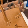 Hermes Birkin 25cm Epsom 37 /Gold Gold Hardware Full Handmade 049