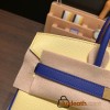 Hermes Birkin 25cm Epsom 1Z/ Jaune Poussin & 7T /Blue Electric Gold Hardware Full Handmade 053