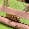 Hermes Birkin 25cm Epsom 6R/ Kiwi Gold Hardware Full Handmade 069
