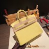 Hermes Birkin 25cm swift 1Z/Jaune Poussin Gold Hardware Full Handmade 070