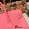 Hermes Birkin 25cm swift K4 /Rose d’ete Gold Hardware Full Handmade 071