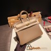Hermes Birkin 25cm swift 0M/Chai & X9 /Mauve Sylvestre Full Handmade 075