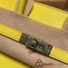 Hermes Birkin 25cm swift 9R/ Lime Silver Hardware Full Handmade 079