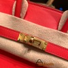 Hermes Birkin 25cm swift S3 /Rouge Cœur Silver Hardware Full Handmade 086