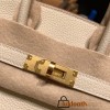 Hermes Birkin 25cm togo 10 /Craie Gold Hardware Full Handmade 096