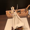 Hermes Birkin 25cm togo 10 /Craie Gold Hardware Full Handmade 096