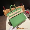 Hermes Birkin 25cm togo 6G/ PELOUSE Silver Hardware Full Handmade 102