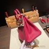 Hermes Birkin 25cm togo B5 /Ruby Gold Hardware Full Handmade 104