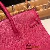 Hermes Birkin 25cm togo B5 /Ruby Gold Hardware Full Handmade 104