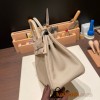 Hermes Birkin 25cm togo 81 /Gris Tourterelle Gold Hardware Full Handmade 111