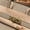 Hermes Birkin 25cm togo 81/Gris Tourterelle Gold Hardware Full Handmade 112