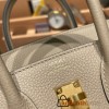 Hermes Birkin 25cm togo 81/Gris Tourterelle Gold Hardware Full Handmade 112