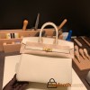 Hermes Birkin 25cm togo 10/Craie Gold Hardware Full Handmade 113