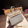 Hermes Birkin 25cm togo 0L/ Gris Meyer Gold Hardware Full Handmade 116