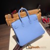 Hermes Birkin 25cm togo 2T/ Blue Paradise Gold Hardware Full Handmade 117