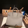 Hermes Birkin 25cm togo M8/ Gris Asphalt Gold Hardware Full Handmade 122
