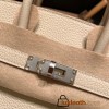 Hermes Birkin 25cm togo new stock Birkin 10/ Craie Silver Hardware Full Handmade 133