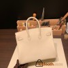 Hermes Birkin 25cm togo new stock Birkin 10/ Craie Silver Hardware Full Handmade 133
