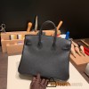 Hermes Birkin 25cm togo new stock Birkin 89 /Black (Noir) Silver Hardware Full Handmade 139