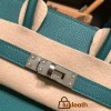 Hermes Birkin 25cm togo new stock Birkin Z6 /Malachite Silver Hardware Full Handmade 140