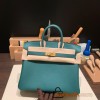 Hermes Birkin 25cm togo Z6 /Malachite Gold Hardware Full Handmade 149