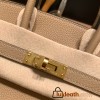Hermes Birkin 25cm togo 14/Beige Gold Hardware Full Handmade 150