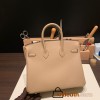 Hermes Birkin 25cm togo 14/Beige Silver Hardware Full Handmade 151
