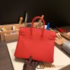 Hermes Birkin 25cm togo S3 /Rouge Cœur Gold Hardware Full Handmade 157