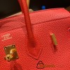 Hermes Birkin 25cm togo S3 /Rouge Cœur Gold Hardware Full Handmade 157