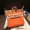 Hermes Birkin 25cm togo 93 /Orange Gold Hardware Full Handmade 159