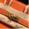 Hermes Birkin 25cm togo 93 /Orange Gold Hardware Full Handmade 159