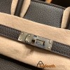 Hermes Birkin 25cm togo 37/Gold & 46 /Ebene Silver Hardware Full Handmade 160