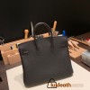 Hermes Birkin 25cm togo o 46/Ebene Silver Hardware Full Handmade 161