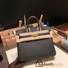 Hermes Birkin 25cm togo 46/Ebene Gold Hardware Full Handmade 162