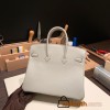 Hermes Birkin 25cm togo 80/Pearl Grey  Gold Hardware Full Handmade 167