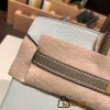 Hermes Birkin 25cm Chevre 80 /Pearl Grey&18/Étoupe Grey  Gold Hardware Full Handmade 169