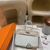 【Birkin Bag 】Togo 25cm Gris Neve  OW Silver 