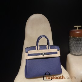 【Birkin 25cm Togo】M3 Blue Encre ×93 Orange   Silver 