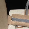 【 HERMES】Birkin 25 Togo  01 White  ×J7 Blue Lin Silver