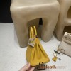 【 HERMES】Birkin 25 Togo  9D Jaune Ambre Silver