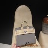 【 HERMES】Birkin 25 Togo  8F Etain ×S2 Trench   