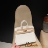 【 HERMES】Birkin 25 Togo  01 White  Gold 