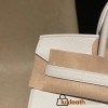 【 HERMES】Birkin 25 Togo  01 White  Gold 