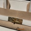 【 HERMES】Birkin 25 Togo  01 White  Gold 