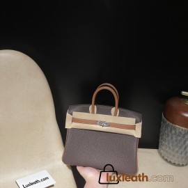 【NEW】 HERMES Birkin 25 Togo  46 Ebene   ×37 GOLD Silver