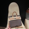 【NEW】 HERMES Birkin 25 Togo  46 Ebene   ×37 GOLD Silver