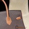 【NEW】 HERMES Birkin 25 Togo  46 Ebene   ×37 GOLD Silver